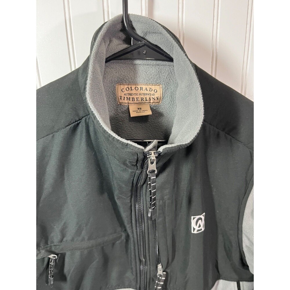 Timberline Colorado Men's Black GraynFleece Jacket Full Zip Outerwear Size XS - Picture 5 of 8